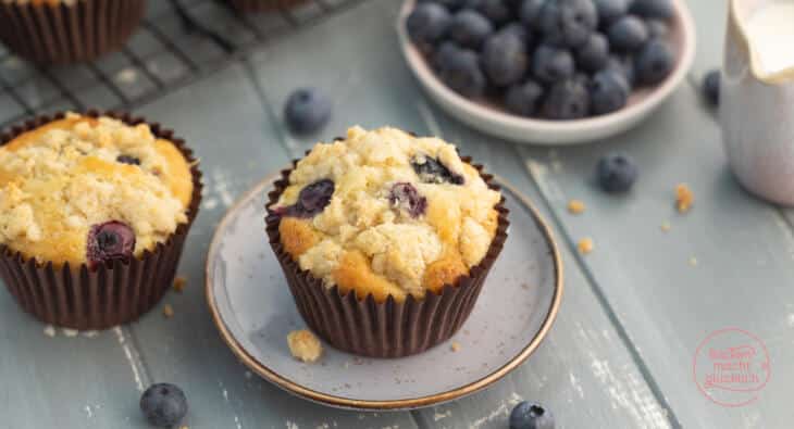 Blaubeermuffins vegan