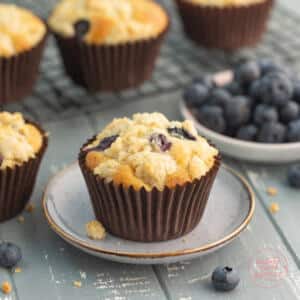 vegane Blaubeer Muffins