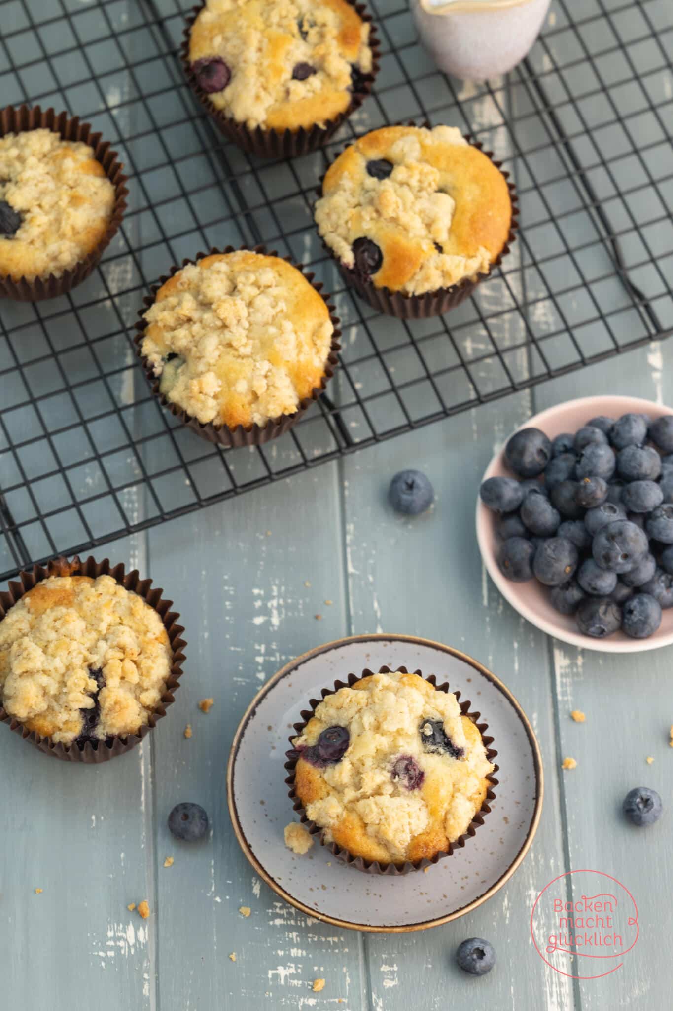 vegane Blueberry Muffins