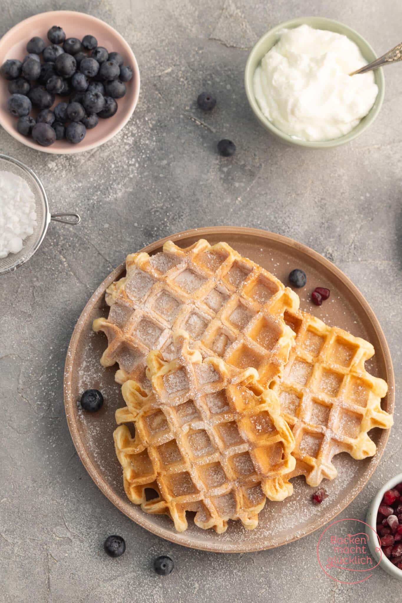 gesunde Waffeln mit Skyr