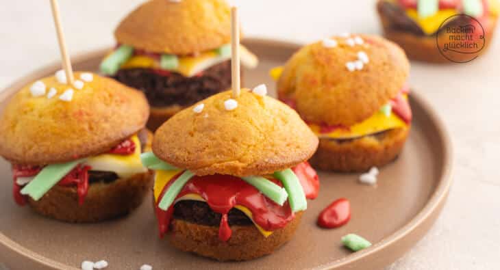 Süße Burger-Muffins