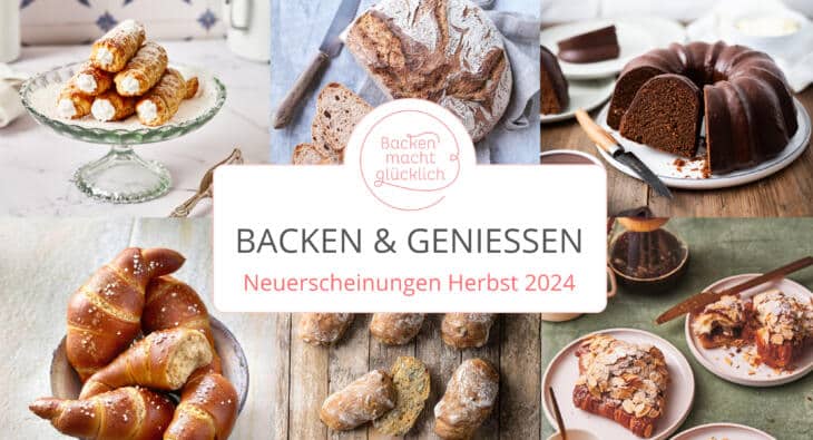 Lesegenuss: Neue Backbücher im Herbst 2024