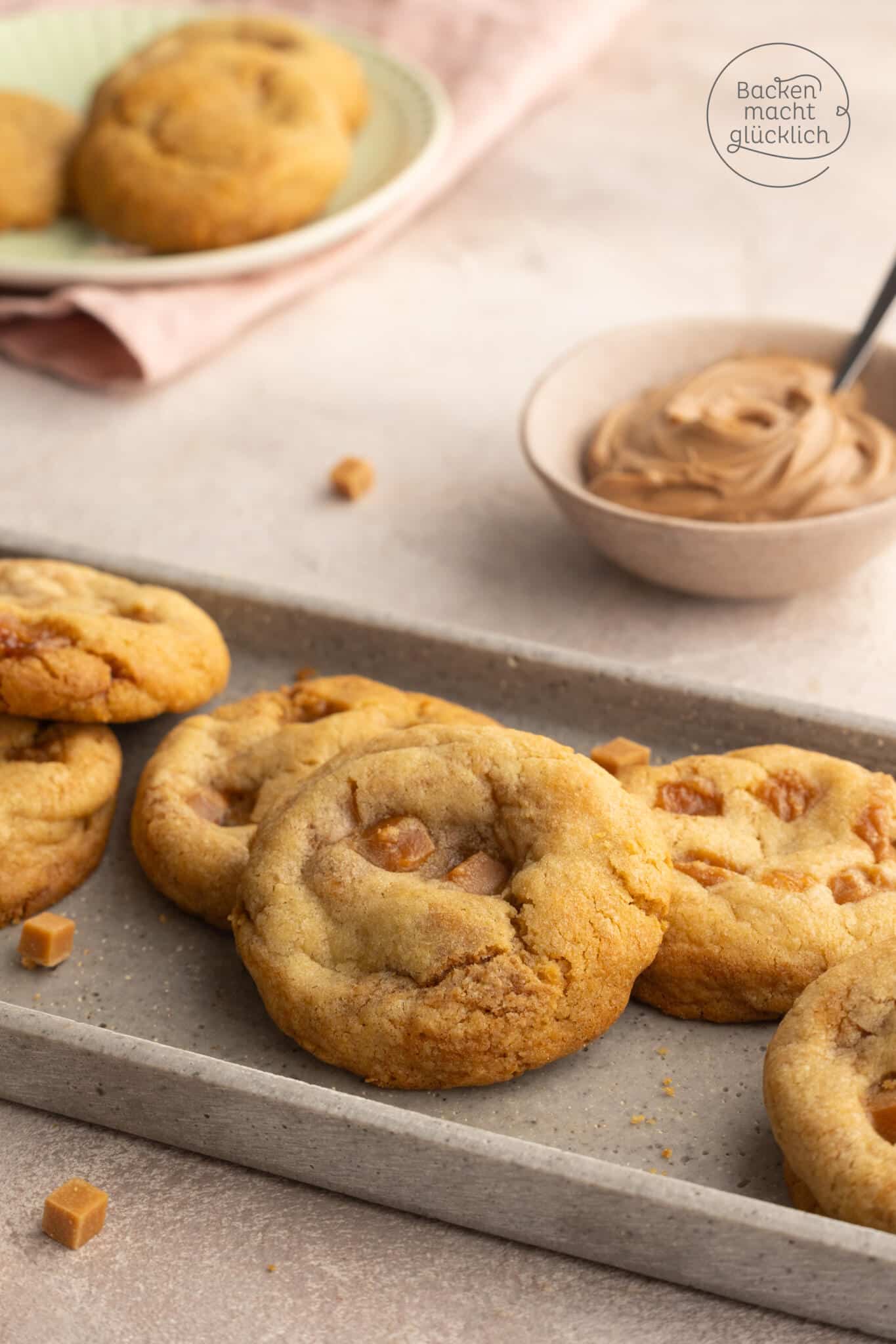 Cookies mit Karamell