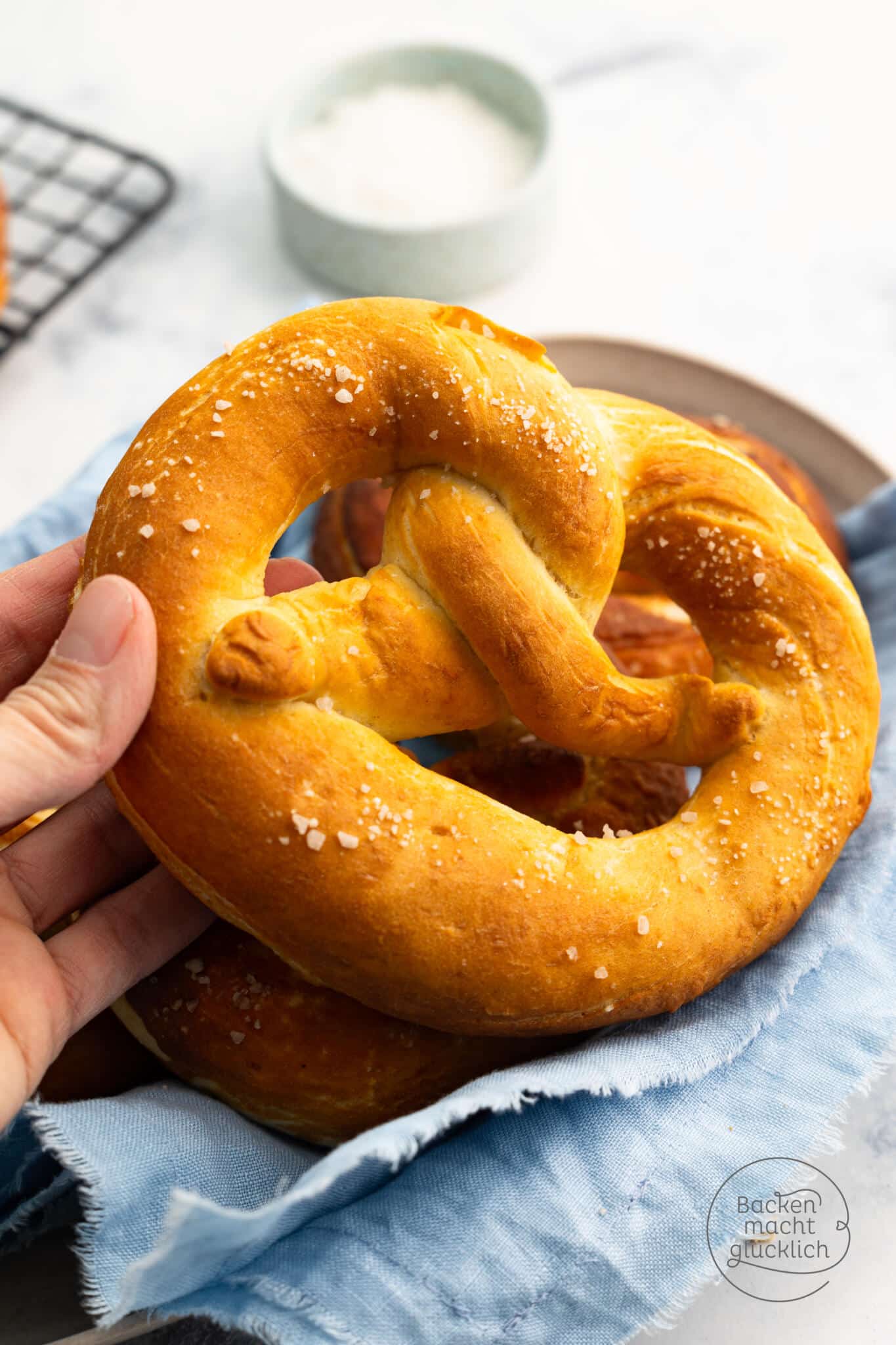 bayerische Brezel Rezept