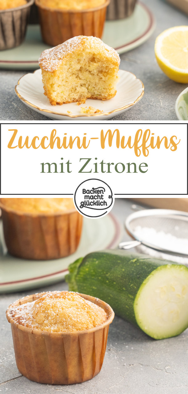 Süße Zucchinimuffins: sind herrlich! Durch das Gemüse werden die Muffins wunderbar saftig, flaumig und lecker.