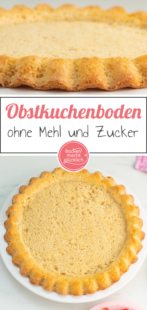 Dieser Low Carb Biskuitboden ist nicht nur blitzschnell gemacht. Er wird auch noch schön fluffig, süß und flaumig - ganz ohne Mehl und Zucker.