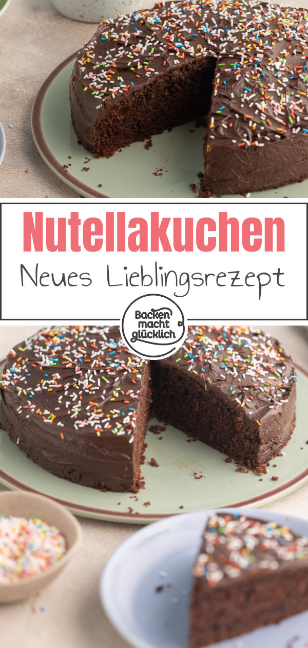 Einfacher saftiger Nutella-Kuchen: unglaublich lecker und schnell gemacht ♥ Dieses Rezept müsst ihr testen!