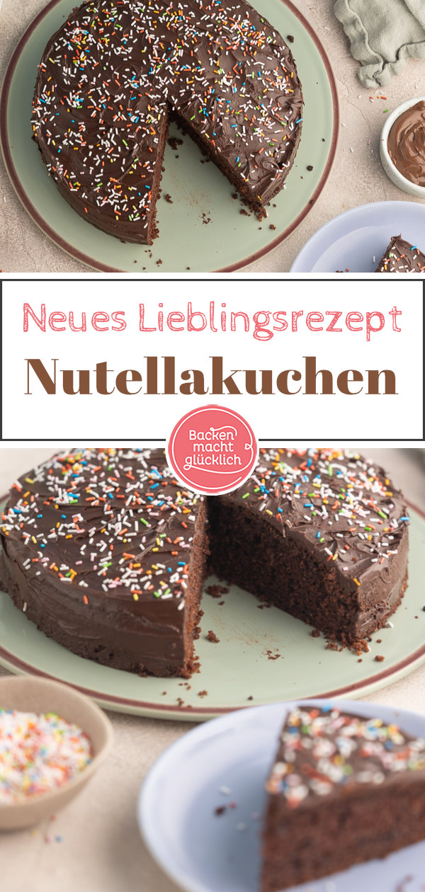 Einfacher saftiger Nutella-Kuchen: unglaublich lecker und schnell gemacht ♥ Dieses Rezept müsst ihr testen!