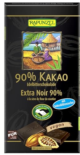 Bitterschokolade 90% Kakao mit Kokosblütenzucker